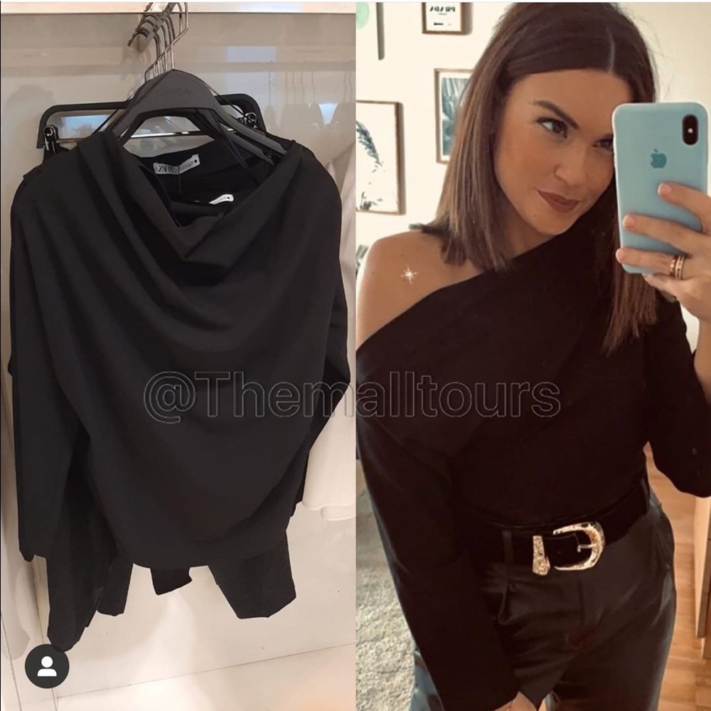 Last🔥🔥Zara ruching top bloggers favorite - Picture 5 of 8